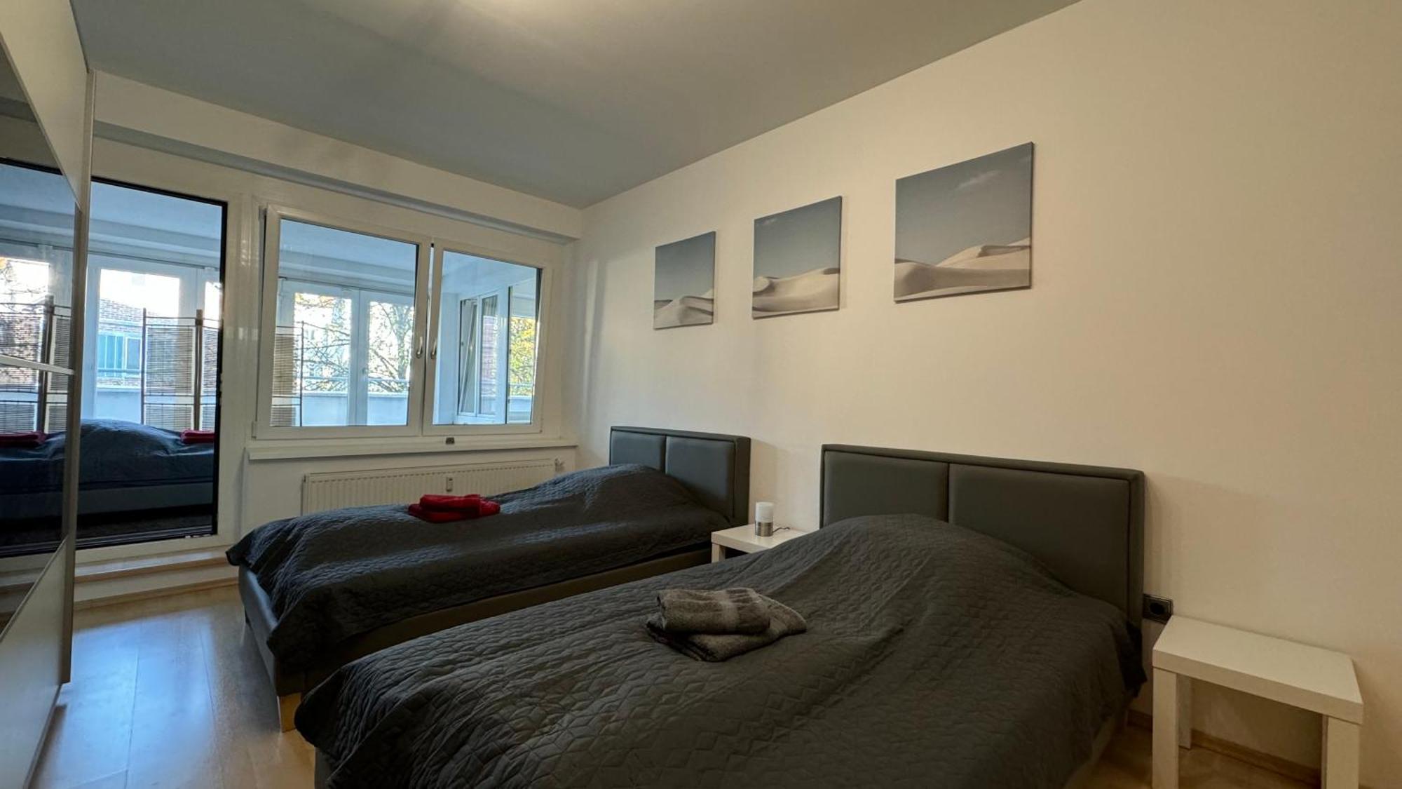 City Apartement Linz Fuer 5 Gaeste Mit Self-Checkin Und Kueche Extérieur photo